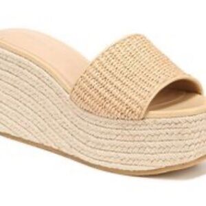 New In Box Veronica Beard
Gable Raffia Espadrille Wedge Sandals
Natural
Size 7M